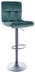Klubfotel Bárszék Silla - petróleum zöld bársony