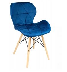 Klubfotel Étkezőszék LAGO - kék bársony