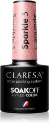Claresa SoakOff UV/LED Color Sparkle géles körömlakk árnyalat 3 5 g
