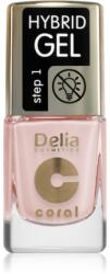 Delia Cosmetics Coral Hybrid Gel géles körömlakk UV/LED lámpa használata nélkül árnyalat 120 11 ml