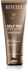 Revuele Paradise Bronze Self Tan Body Lotion önbarnító tej a fokozatos barnulásért árnyalat Medium To Dark 200 ml