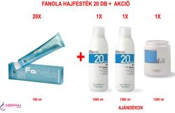 Fanola Color hajfesték 20 + (2 x 6% Oxi 1000 ml + 1 x Frequent Mask 1500 ml) ()