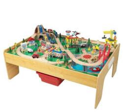 KidKraft Set cu masuta de joaca Adventure Town Railway (KK18025)