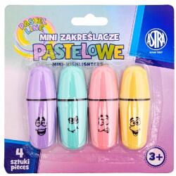 Astra Szövegkiemelő ASTRA mini pasztell 4 szín/bliszter 317122006 (317122006)