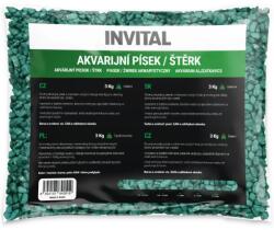 INVITAL Gravel acvariu verde 4-8mm 3kg (INZ10916)