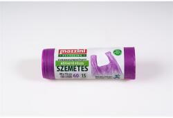 Mazzini 104037 újrahasznosított köthető füles 15db/roll 60L szemeteszsák (104037)