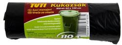TUTI Szemeteszsák, 110 l, 10 db, 60x110 cm, 17 , TUTI, fekete PDP_021 (PDP_021)
