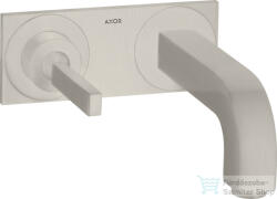 Hansgrohe AXOR Citterio falsík alatti mosdó csaptelep 22 cm-es kifolyóval, rozsdamentes acél hatású 39115800 (39115800)