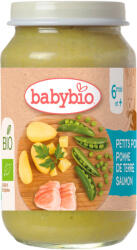 Babybio Bio zöldborsó és krumpli lazaccal 200g