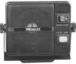 Albrecht CB hangszóró CB 20/905 20/905 7120, alkalmas 3, 5 mm jack alj, CB Rádiójel vezérlésű tartozék