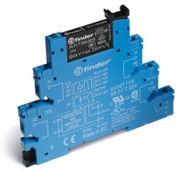 Finder 38.51. 7.024. 0050 Relé elektromechanikus, 24V, DC 1CO, 6A (385170240050)