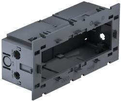 Obo Bettermann 6288579 71GD9-2 szerelvénydoboz 3 db Modul 45-ös szerelvényhez 160x76x51 acélszürke (6288579)