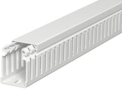 Obo Bettermann 6178582 LKVH 50037 Vezetékrendező csatorna halogénmentes 50x37, 5x2000 világosszürke (6178582)