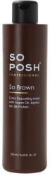 SO POSH So Brown Depositing Mask 250ml - színerősítő pakolás (SP-BROWNM-250)