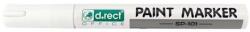 d.rect Marker cu vopsea D. Rect diverse culori 2-4.5 mm varf mediu alb (LV206001)