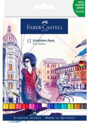 Faber-Castell Marker solubil 2 capete 12 buc/set gold Faber-Castell (FC164612)