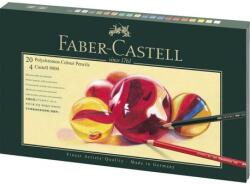 Faber-Castell Set cadou 20cr color polychromos+4 cr grafit+acc f-c (FC210051)