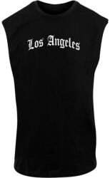 Mr. Tee Los Angeles Wording Sleeveless Tee black