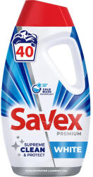 Savex Detergent lichid, 1.8 L, 40 spalari, Premium White