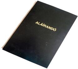 Aláírandókönyv A/4 karton 18 részes fekete (32130028F461000) - irodaszerwebaruhaz