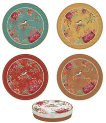 Easy Life Porcelán desszerttányér szett 4db-os, 20cm, dobozban, Autumn Symphony