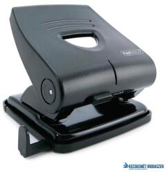 Rapesco Lyukasztó, kétlyukú, 30 lap, antbakteriális, RAPESCO "827-P", fekete (IRPF827PB2) - kecskemetirodaszer