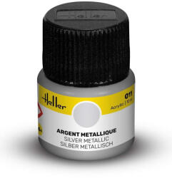 Heller Peinture Acrylic 011 argent (9011)