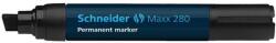 Schneider Alkoholos marker, 4-12 mm, vágott, SCHNEIDER "Maxx 280", fekete (TSC280FK) - papiruniverzum
