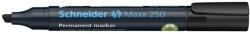 Schneider Alkoholos marker, 2-7 mm, vágott, SCHNEIDER "Maxx 250", fekete (TSC250FK) - papiruniverzum