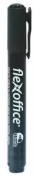 FlexOffice Alkoholos marker, 1, 5 mm, kúpos, FLEXOFFICE "PM03", fekete (FOPM03FK) - papiruniverzum