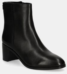 Lauren Ralph Lauren bőr csizma Cassie fekete, női, magassarkú, 802937813001 - fekete Női 36