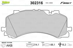 VALEO set placute frana, frana disc VALEO 302316 - automobilus