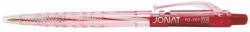 FlexOffice Golyóstoll, 0, 25 mm, nyomógombos, FLEXOFFICE Jonat, piros (FOGT017P) (FO-017RED)