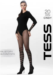 TESS Női ZEBRA mintás harisnyanadrág 20 DEN vastag TESS CINDY 2 38743