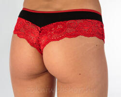 Turbó csipkés francia fazonú pamut csípőtanga XL 5792