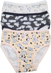 Aura Via Kislány bugyi 3db/cs KUTYA+CICA+DUMBÓ mintás 7-9 év 41155