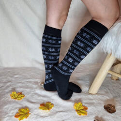 Szuntex zokni Szuntex Mintás Vastag Térdzokni-fekete 43-46 36977