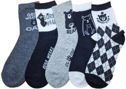 Aura Via Női zokni MACI mintás! 5 pár/cs 38-41 42003