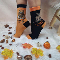 Yvonne FELEMÁS FIZETÉS ELŐTT-UTÁN mintás zokni 43-46 35754