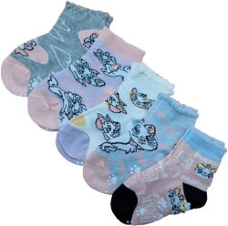 Aura Via BÉBI lány cica mintás zokni 5 pár/cs CSÚSZÁSGÁTLÓS 15-17 42770
