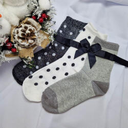 Aura Via Ajándék zokni 3 PÁR/CS LUREXES-CSILLOGÓS-PÖTTYÖS 38-41 36349