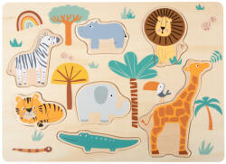 Legler Kislábú fa puzzle Safari