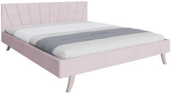 FDM Kárpitozott ágy HEAVEN 120 x 200 cm - Púderrózsaszín