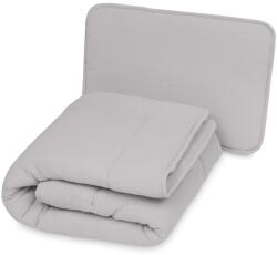 Matex Muszlin takaró és párna töltettel 100x135 + 40x60 - világosszürke