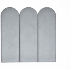 MIRAS Obluček kárpitozott panel - szürke