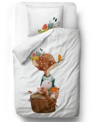 Úr. Little Fox ágynemű erdei iskola - baromfi és nyúl - 100 x 130 cm + 60 x 40 cm