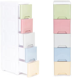 ModernHOME Polcos állvány kerekeken Five small