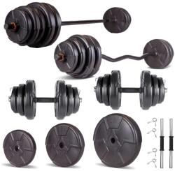 Progressive Set haltera si gantere reglabile PROGRESSIVE 58 KG (ECGZ58)