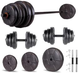 Progressive Set haltera si gantere reglabile PROGRESSIVE 75 KG (ECG75)