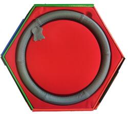  Valódi bőr kormányvédő KV-2042G lyukacsos mintával szürke színben (3804)